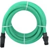 Siurbimo žarna su PVC jungtimis, žalios spalvos, 1", 10m, PVC