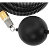 Siurbimo žarna su žalvarinėmis jungtimis, juoda, 1,1", 7m, PVC
