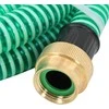 Siurbimo žarna su žalvarinėmis jungtimis, žalia, 1,1", 15m, PVC