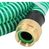 Siurbimo žarna su žalvarinėmis jungtimis, žalia, 1,1", 7m, PVC