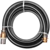 Siurbimo žarna su žalvarinėmis jungtimis, 3 m 25 mm, juoda