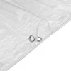 Skaidrus brezentas su ąselėmis 1x8 m PVC
