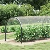 Skaidrus brezentas su ąselėmis 2x12 m PVC