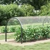 Skaidrus brezentas su ąselėmis 2x8 m PVC