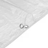 Skaidrus brezentas su ąselėmis 5x5 m PVC