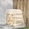 Skaidrus brezentas su kilpelėmis, 1x2 m, polietilenas