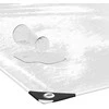 Skaidrus brezentas su kilpomis 3x6 m PVC