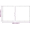 Skaidrus brezentas su kilpomis 3x6 m PVC