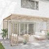Skaidrus brezentas su kilpomis 5x8 m PVC