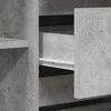 Kabalas Betono pilka 120 x 41 x 75 cm Apdirbta mediena