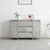 Kabalas Betono pilka 120 x 41 x 75 cm Apdirbta mediena