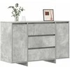 Kabalas Betono pilka 120 x 41 x 75 cm Apdirbta mediena