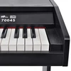 Skaitmeninis pianinas, 88 klavišai, juoda melamino plokštė