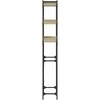 Skalbimo mašinos lentyna, ąžuolo, 67x25x163cm, apdirbta mediena