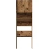 Skalbimo mašinos spintelė Old Wood 64x24x190 cm Engineered Wood