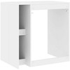 Skalbimo mašinos spintelė su saugykla Balta 87 x 60 x 89 cm