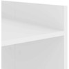 Skalbimo mašinos spintelė su saugykla Balta 67,5 x 62 x 97 cm