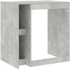 Skalbimo mašinos spintelė Betono pilka 87 x 60 x 89 cm
