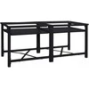 Skalbyklės pjedestalas 2 pcs Juodas 120 x 56 x 52 cm Plienas