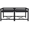 Skalbyklės pjedestalas 2 pcs Juodas 120 x 56 x 52 cm Plienas