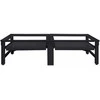 Skalbyklės pjedestalas 2 pcs Juodas 124,5 x 61,5 x 32,5 cm