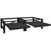 Skalbyklės pjedestalas 2 pcs Juodas 124,5 x 61,5 x 32,5 cm