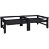 Skalbyklės pjedestalas 2 pcs Juodas 124,5 x 61,5 x 32,5 cm