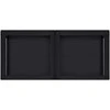 Skalbyklės pjedestalas 2 pcs Juodas 120 x 56 x 52 cm Plienas