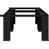 Skalbyklės pjedestalas 2 pcs Juodas 127 x 54,5 x 32,5 cm