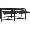 Skalbyklės pjedestalas 2 pcs Juodas 120 x 56 x 52 cm Plienas
