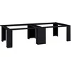 Skalbyklės pjedestalas 2 pcs Juodas 127 x 54,5 x 32,5 cm