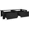Skalbyklės pjedestalas 2 pcs Juodas 127 x 54,5 x 32,5 cm