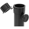 Skėčio nuo saulės pagrindas 38/48 mm stulpams, juodas, plienas