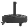Skėčio nuo saulės pagrindas su ratukais 38/48mm stulpams, 27kg