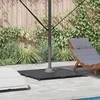 Skėčio pagrindas Tamsiai pilka 100 x 100 x 4 cm Plienas