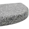 Skėčio stovas, granitas, 10kg, išlenktas, pilkas