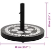 Skėčio stovas, juodos ir baltos spalvos, apskritas, 12kg