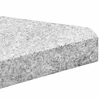 Skėčio svorio plokštės, 4 vnt., pilkas granitas, trikampės, 14 kg