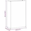 Lietaus skėtis stovas Juoda 28 x 12 x 41 cm Plienas