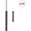 Svorio lentynų laikikliai 12 pcs Smėlio Ø14 x 210 mm Plienas