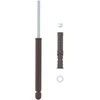 Svorio lentynų laikikliai 12 pcs Smėlio Ø12 x 190 mm Plienas