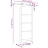 Slankios durys ORKDAL Balta 83 x 211 cm