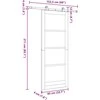Slankios durys ORKDAL Balta 83 x 211 cm