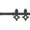 Slankios durys ORKDAL 83 x 211 cm Balta ir juoda