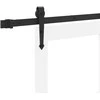 Slankios durys Balta ir juoda 93 x 202 cm