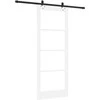 Slankios durys ORKDAL Balta ir juoda 83 x 211 cm