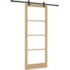 Slankios durys ORKDAL 93 x 232 cm Natūrali ir juoda