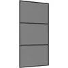 Slankios durys 102 x 205 cm Grūdintas stiklas ir aliuminis
