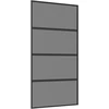 Slankios durys 102.5 x 205 cm Grūdintas stiklas ir aliuminis