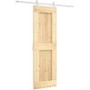 Slankios durys 70 x 210 cm Natūrali ir Balta